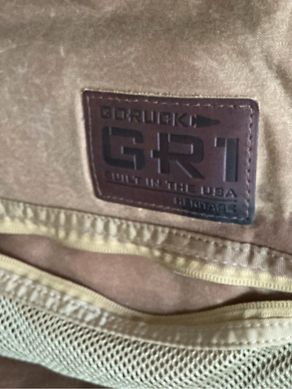 GORUCK Heritage GR1 Brown Tactical Backpack - Picture 2 of 13